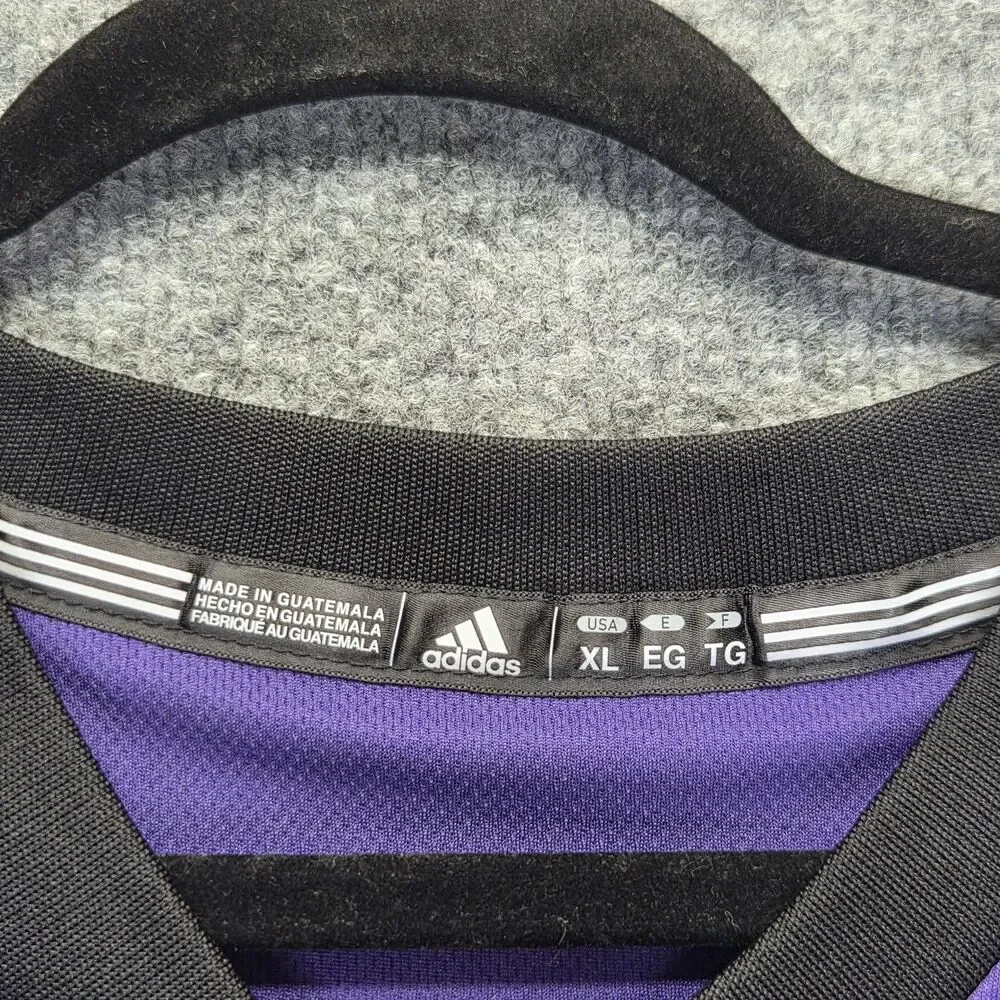 Sacramento Kings Jersey Mens XL Purple NBA Basketball Adidas Autograph Tank